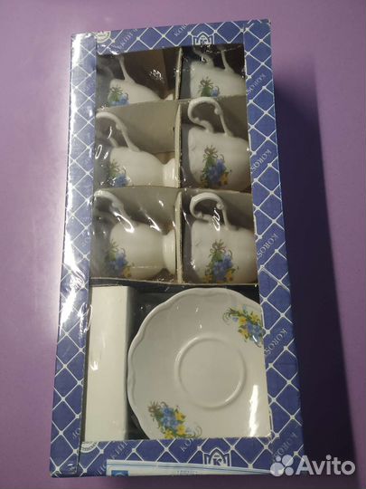 Кофейный сервиз Коростенський фарфор