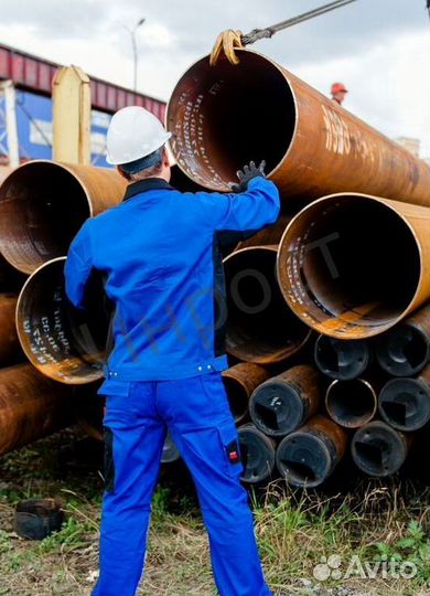 Прямошовная стальная труба 820х10 по ГОСТ 20295-85* из стали 17Г1с-у со склада Санкт-Петербург с дос