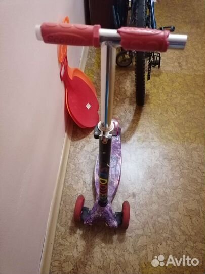 Самокат детский трехколесный бу