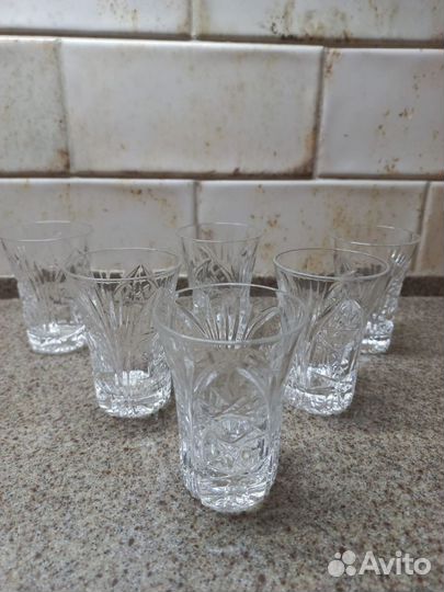 Стопки хрустальные СССР