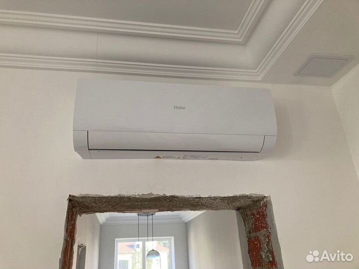 Закладка трассы под кондиционер установка