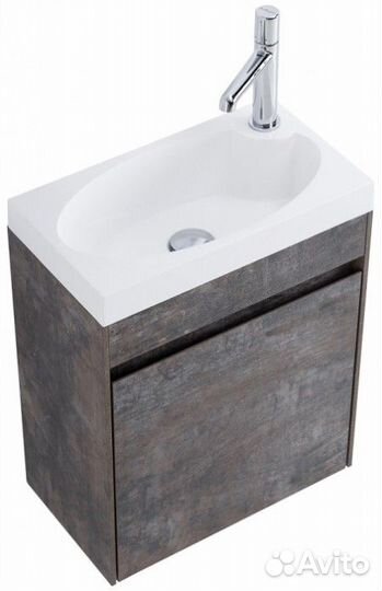 Тумба с раковиной BelBagno Pietra Mini 46R Stone