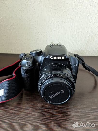 Фотоаппарат Canon 450d с объективами + вспышка