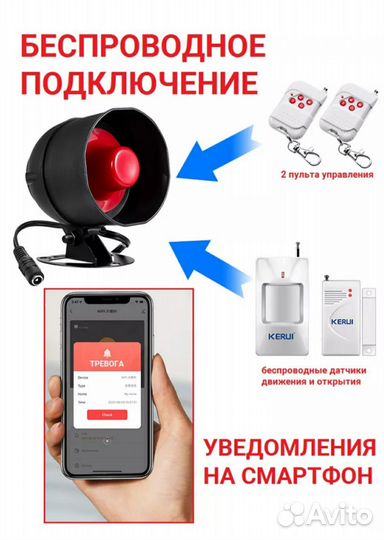 Беспроводная wi-fi сигнализация для дачи, квартиры