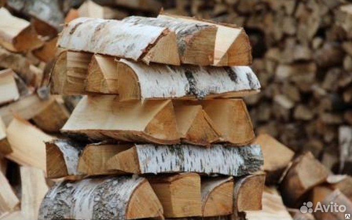 Дрова березовые колотые