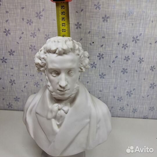 Бюст Пушкина фарфор СССР