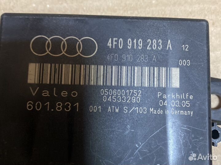 Блок управления парктроником Ауди А6 С6 4F