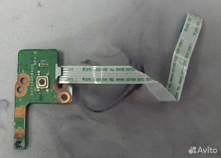 Плата кнопки включения HP 15-p010sr