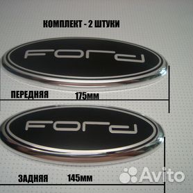 Эмблема логотип значок Ford Форд Фокус 2,3 х6см новая не оригинал | AliExpress