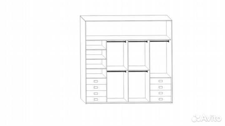 Шкаф купе в новостройку