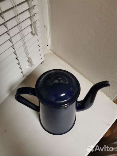 Кофейник эмалированный времён СССР