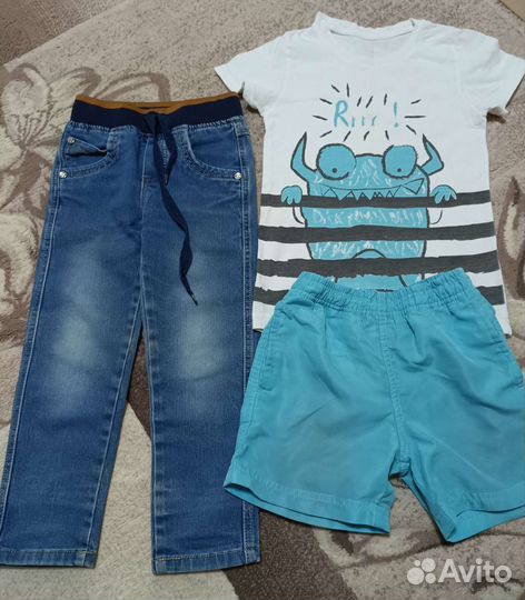 Пакет вещей на мальчика 3-4 года