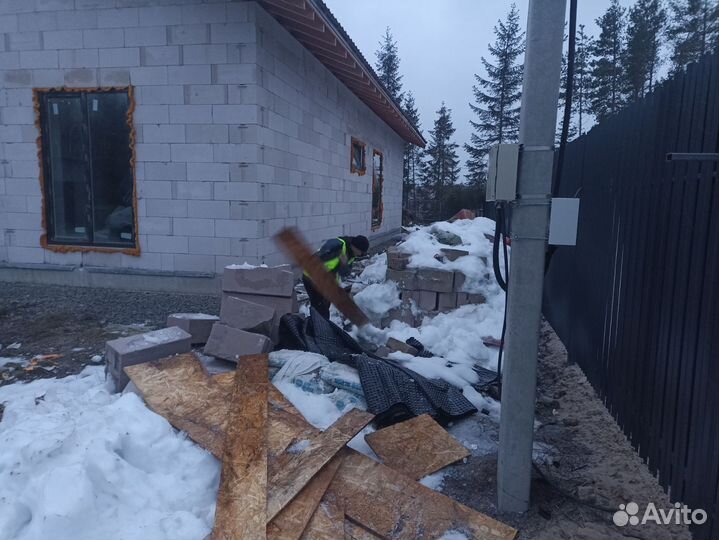 Вывоз строительного мусора/можно сегодня/мебель