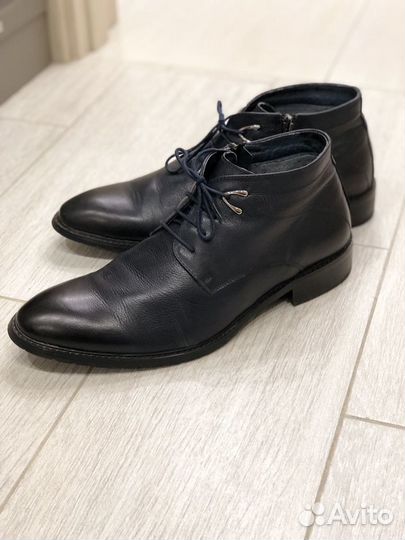 Ботинки кожаные