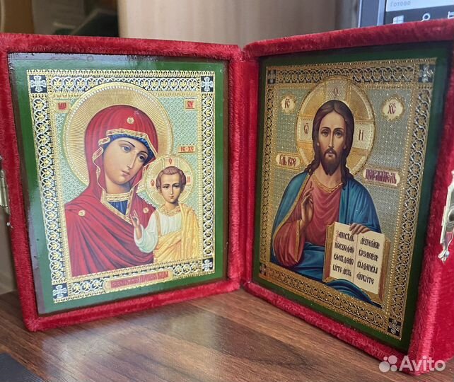 Икона (складень) 10*11