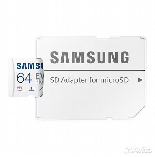 Карта памяти Samsung Evo Plus 64GB microsdxc clas