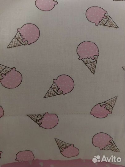 Двусторонние бортики, новое постельное и простынь