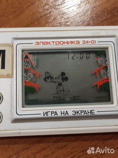 Электроника игры (Микки Маус и автослалом)