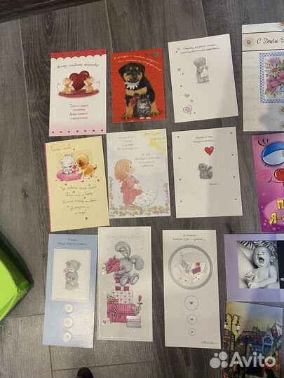 Открытки конверт новые