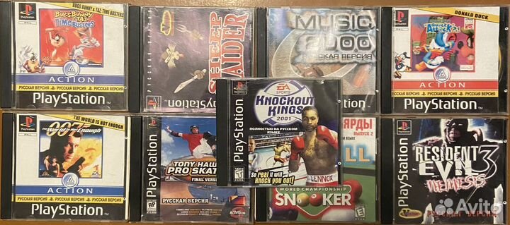Лицензионные игры ps1