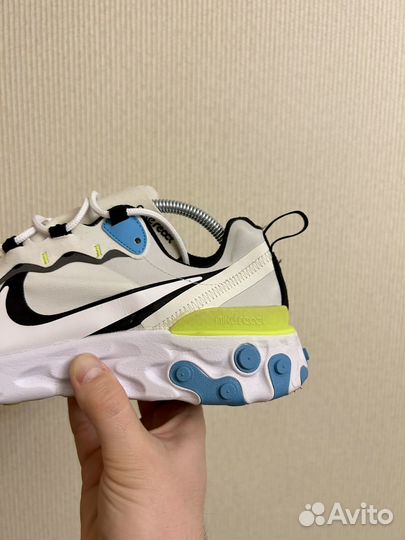 Кроссовки Nike React Element 55 “White Blue”