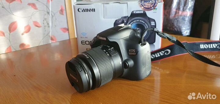 Зеркальная камера canon EOS 1300D Kit 18-55mm DC
