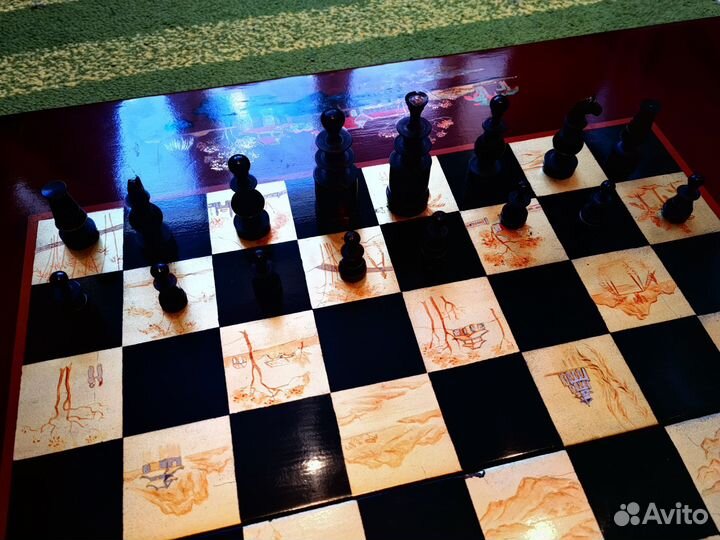 Шахматы, нарды антикварные