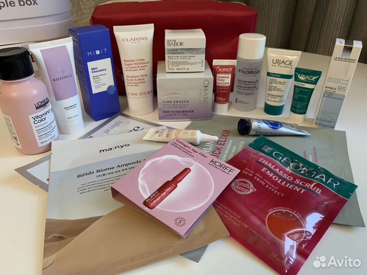 Крыгина бокс Filorga Babor Clarins Uriage Erborian