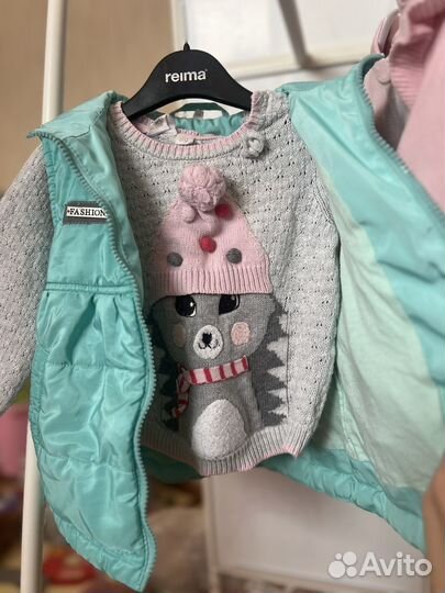 Пакет одежды для девочки 80 размер