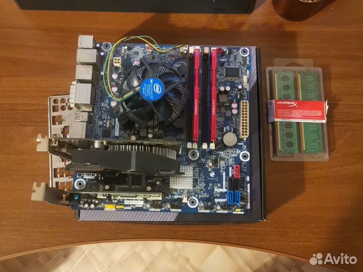Материнская плата + весь комплект