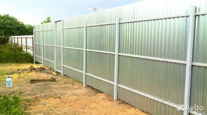 Забор из профнастила