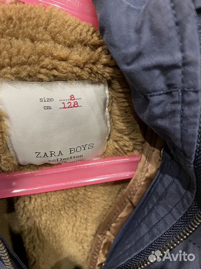 Парка и ветровка 2в1 zara на мальчика 128