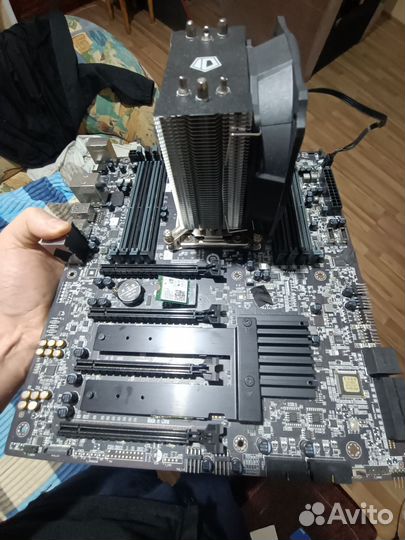 Мать x299 cpu i7 7800x