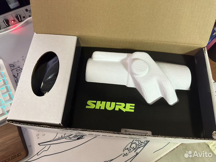 Микрофон shure sm7b + tnt 2