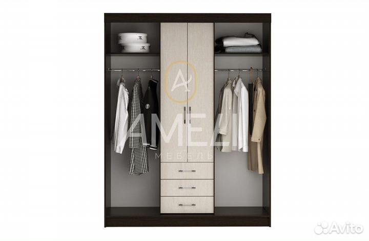 Шкаф купе с зеркалом в прихожую