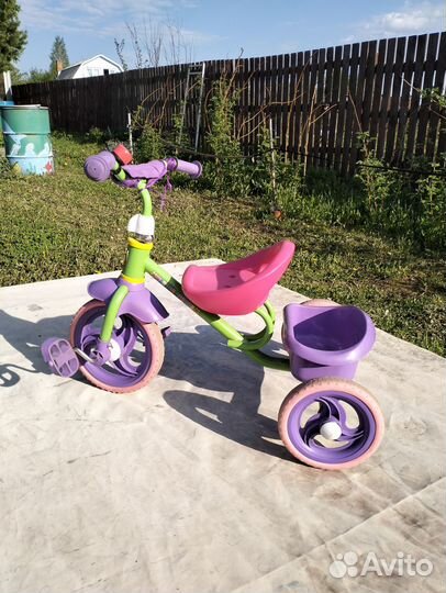 Детский трехколесный велосипед бу