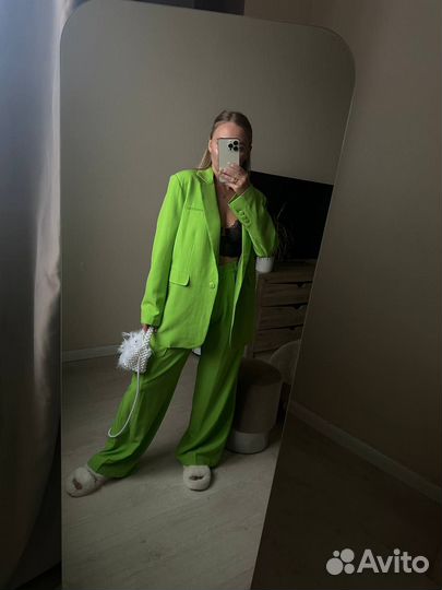 Брючный костюм с пиджаком женский 42-48