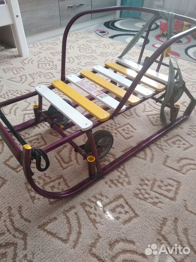 Детские санки с колесами