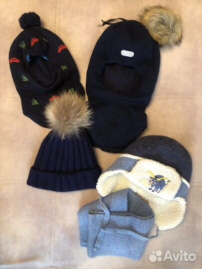 Шапка осень - зима для мальчика