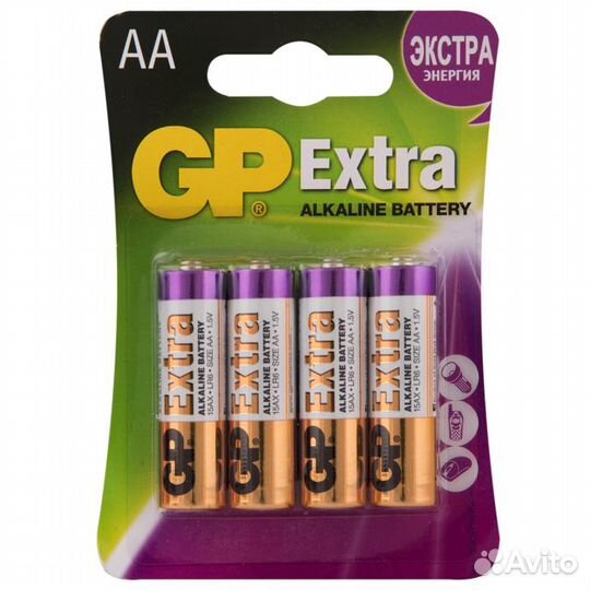 Батарейка GP extra аа 4шт