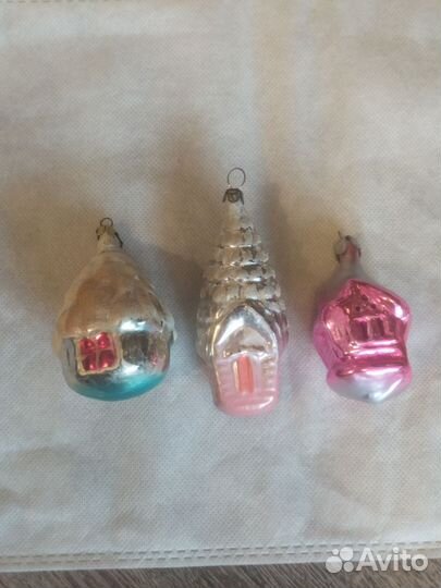 Елочные игрушки СССР, пять фото