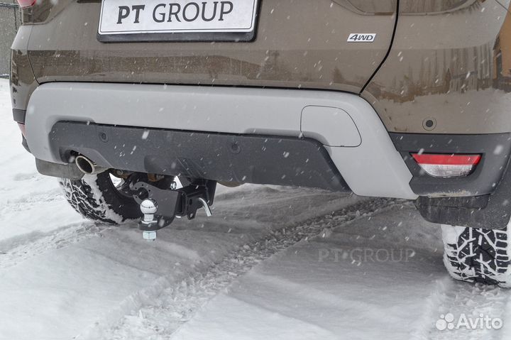 Фаркоп на Renault Duster Квадрат 50х50 PT Group