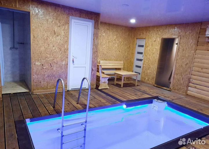 Сауна с бассейном