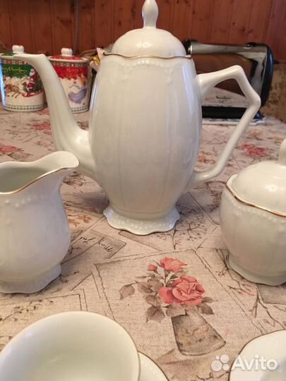 Jartlina фарфоровый кофейный набор