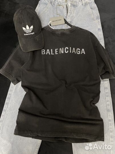 Топовая футболка Balenciaga lux варенка