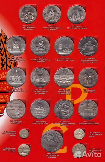 Юбилейные монеты СССР