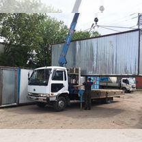 Аренда и услуги манипулятора, стрела 3 т, 8 м, борт 5 т, 5.5 м, Балашиха
