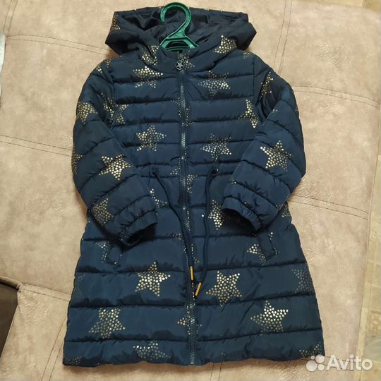 Демисезонное пальто для девочки р.104