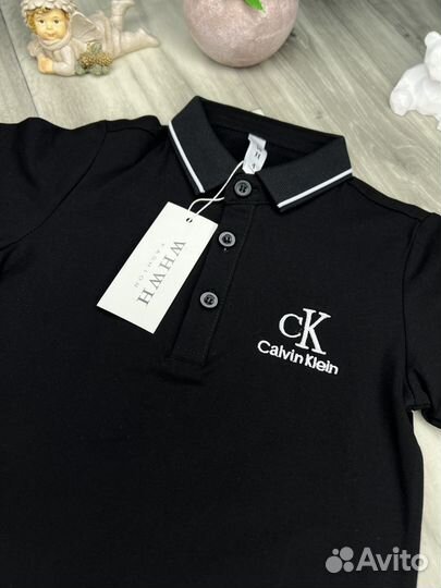 Футболка детское поло Calvin Klein