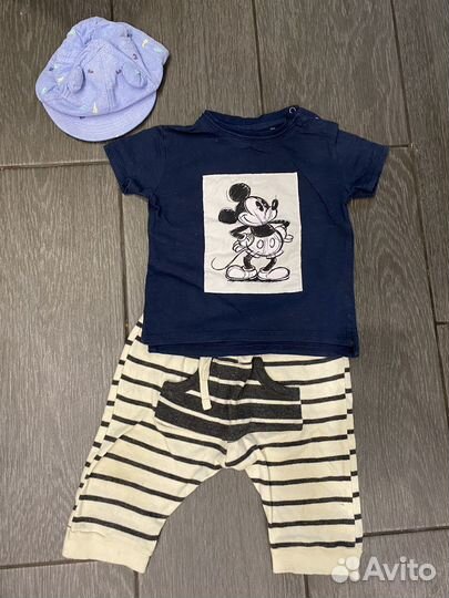 Пакет брендовых вещей для мальчика рост 74